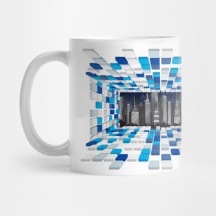 Abstarct town Mug